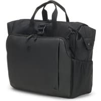 Black Dicota Eco Top Traveller laptop bag, 15.6", with dual handles, front zipper pocket, and side compartments.