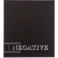 Black Hama A4 negative ring binder with filmstrip design and "NEGATIVE" text on the cover.