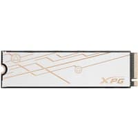 ADATA SMAR-980B-4TCS SSD, 4TB, M.2 PCIe 5.0, white with gold circuit design, XPG logo on the right.