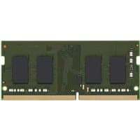 Kingston DDR4 memory module, green circuit board with black chips, gold connector edge, 16 GB capacity.