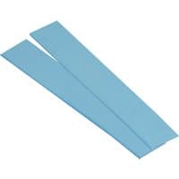 Blue Arctic TP-2 thermal pad, 120x20 mm, 0.5 mm thick, rectangular shape, two pieces shown.