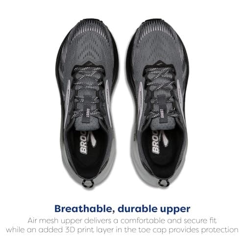 Brooks Ghost Trail Womens | Poppy Seed/Black/Pink - Grey / 4.5 / Standard - image 4