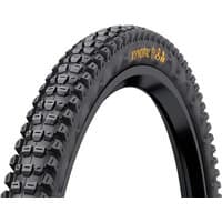 Black Continental Xynotal 29" MTB tyre with knobby tread pattern and foldable design for trail endurance.