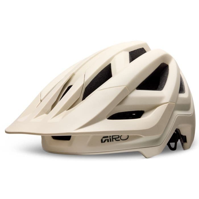 Giro Montaro Mips III helmet in stone color, size S (52-55.5cm), features a sleek design with ventilation ports and a visor for mountain biking safety.