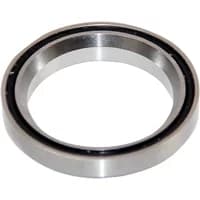 Hope Headset Cartridge 1 1/8in Bearing, silver circular metal ring with black inner lining.