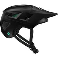 Matte black Lazer Coyote KinetiCore helmet, small size, with angular vents, adjustable straps, and sleek aerodynamic design.