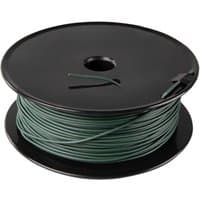 Makita boundary wire set with green wire on black spool for RM350D robotic lawnmower, 150m length.