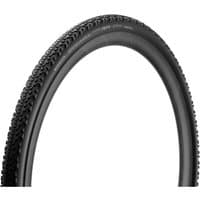 Pirelli Cinturato Gravel tyre, black with textured tread, 700c size, featuring SpeedGRIP TechWALL and 60tpi construction.