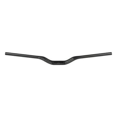 Black Renthal FatBar 35 V3 carbon handlebar with a 40mm rise, featuring a sleek, lightweight design and a wide, ergonomic shape for improved control and comfort.