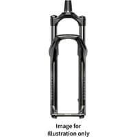 Black RockShox Judy Silver TK fork with crown adjust, 29" wheel compatibility, 9QR axle, and 100mm Solo Air travel.