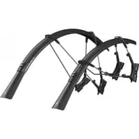 Black SKS Raceblade Pro 700c mudguards with adjustable stays and quick-release fittings for road bikes.