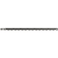 "Silver SRAM Apex 12-speed bike chain with flattop design, 120 links, and Powerlock connector"