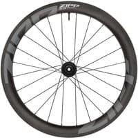 Zipp 303 XPLR SW carbon rear wheel with disc brake, black rim, SRAM XDR hub, and silver spokes.