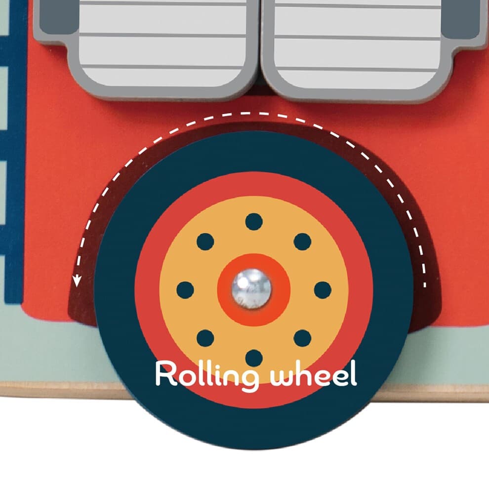 Classic World Wooden Fire Engine Busy Board - image 3