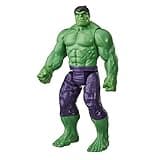 Green Hulk action figure, 30-cm, muscular build, purple pants, part of Marvel Titan Hero Series for ages 4 and up.