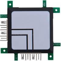 Square electronic module with green circuit board, silver pins, and black border, labeled "ALLNET 113681".