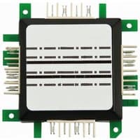 Square ALLNET 122446 resistor with black frame, white center, and multiple green circuit connectors on edges.