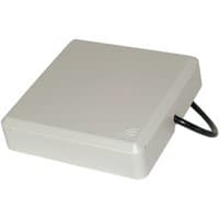 Square white network antenna with N-type connector and black cable, Allnet ALL19011, 9 dBi gain.