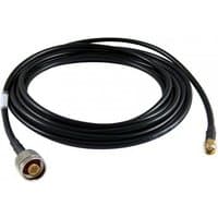 Black 3m coaxial cable with SMA and N-type connectors, by Allnet, model ANT-CAB-LMR195-SMAM-NM-300.