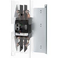 APC Easy UPS 3S Battery Breaker Kit with black central unit, silver side panels, and visible copper connectors.