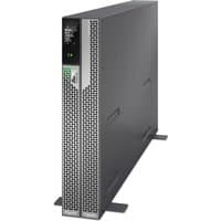 Black APC Smart-UPS Ultra 5000VA, 2U rack/tower, with vented front panel and digital display, 230V lithium-ion.