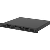 Black Axis S4000 1U rackmount server with ventilation slots and front panel controls.