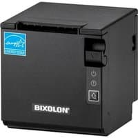 Black Bixolon SRP-Q200 POS printer, cube-shaped with front control buttons and Energy Star label.