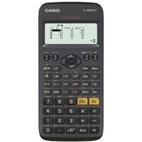 Black Casio Fx-350Ce X scientific calculator with LCD screen, multiple function buttons, and textured surface.