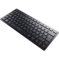 Black CHERRY KW 9200 MINI keyboard, compact design, wireless USB, RF, Bluetooth connectivity, slim keys.