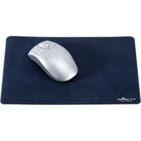Blue Durable 5700-07 mouse pad with smooth surface and white logo in the corner, paired with a silver wireless mouse.