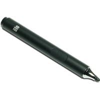 Black Elo Touch Solutions IDS stylus pen, sleek design with a rounded tip and Elo logo near the top.