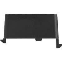 Black HP L28955-001 Mini PC case part with rectangular shape and small protruding tabs.