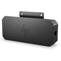 Black HP Z2 Mini ePSU Sleeve Power supply cage kit with angular design and mounting bracket.