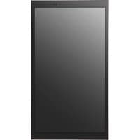 Black LG 75XE3C-B signage display, 75-inch, 4K Ultra HD, sleek design, thin bezels, matte screen finish.