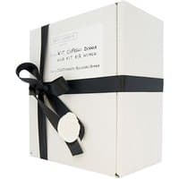 Lumi RADICCHIO Woman Hair Kit in a white box with black ribbon and wax seal.