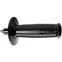 Black Makita M8 side handle for DDA350 angle drills with textured grip and circular flange.