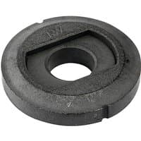 Black Makita inner flange for DGA452 angle grinders, circular with a central hole and textured surface.