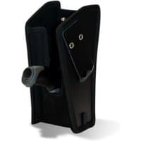 Black Newland holster for 12.7 cm pistol grip, featuring durable material and secure fastening.