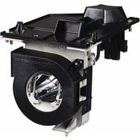 Black and silver Sharp NP39LP projector lamp with rectangular housing and visible bulb.