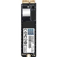 Transcend JetDrive 850 240GB SSD, black circuit board with gold connectors and white label detailing.