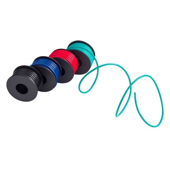 Eight amp electrical cable by Demon Tweeks, approximately 6 meters long, featuring a white color and flexible material, ideal for various electrical applications.