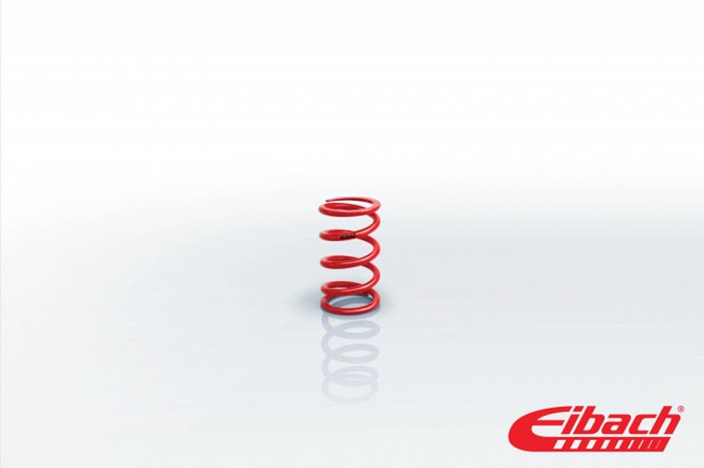 Red coil spring with a 60mm internal diameter, 7.87 inches in length, and a 228 lbs/in stiffness, featuring a smooth finish and Eibach branding in the corner.