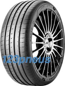 Goodyear Eagle F1 Asymmetric summer tyre in size 235/55 R19, featuring a sleek black design with deep grooves for enhanced grip and performance.