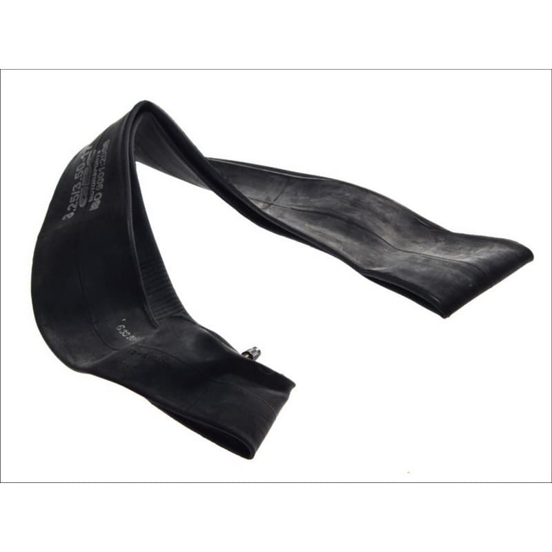 Black rubber inner tube designed for 17-inch tires, featuring a straight valve and marked with "Pro-Air" and size specifications 325/350.