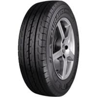 Bridgestone Duravis R660 Eco tire, black with deep grooves and sidewall branding, size 235/65 R16C.
