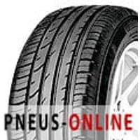 Continental Conti-PremiumContact 2 FR tire with asymmetric tread pattern and black sidewall.