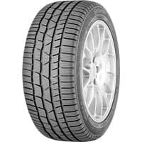 Continental winter tire with deep treads, size 205/55 R17, featuring runflat technology and reinforced sidewalls.