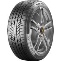 Continental WinterContact TS 870 P tire, 255/40 R22, black with kerbing rib, detailed tread pattern, and silver rim.