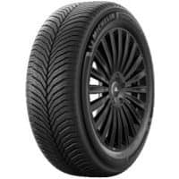 Black Michelin CrossClimate 3 tire with V-shaped tread pattern and bold sidewall branding.
