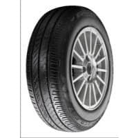 Black Cooper CS7 tire with sleek tread pattern and silver alloy wheel rim.